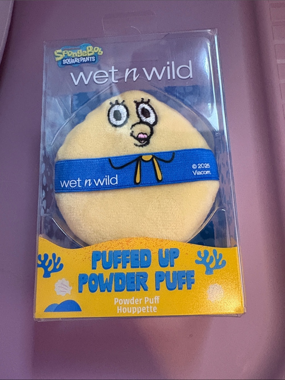wet n wild SpongeBob Yellow Puffed Up Powder Puff
